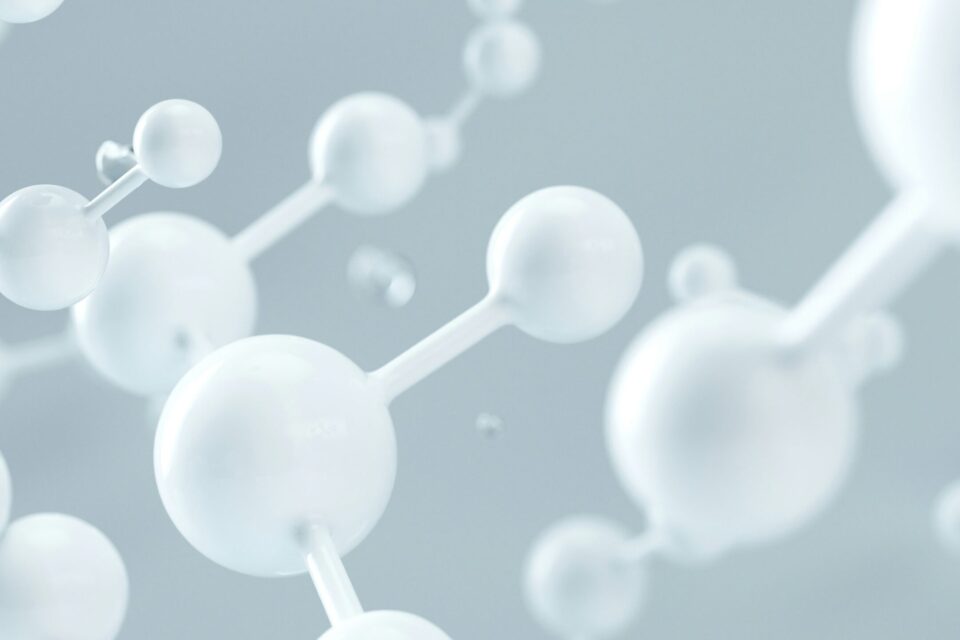 white molecules